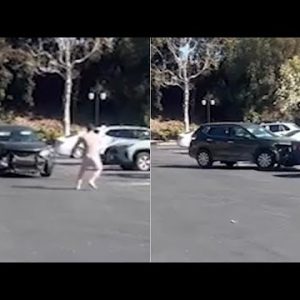 Girl smashes into cars in OC car automobile parking space, on the enviornment of runs over bystanders