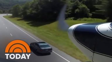 Look: Airplane Makes Emergency Touchdown On North Carolina Highway