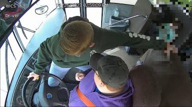 seventh Grader Stops College Bus After Driver Passes Out