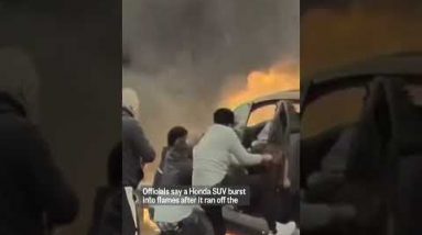 Correct Samaritans pull driver from fiery crash in Minnesota
