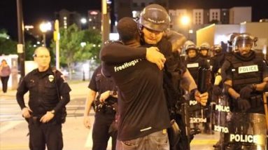 Man Faces Backlash For Hugging Officers In Riot Equipment At some level of Charlotte Protests