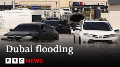 Dubai airport flooded as UAE and Oman reel from deadly storms | BBC Records
