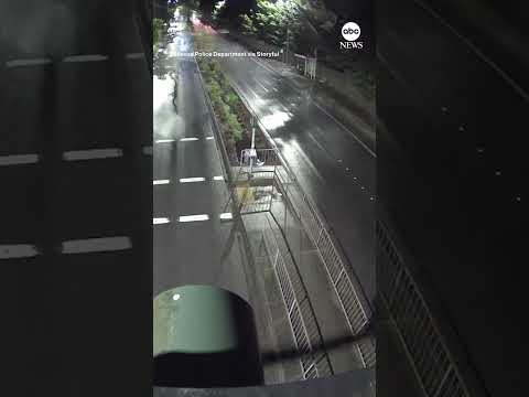 Dramatic road racing fracture caught on CCTV – ABC Information