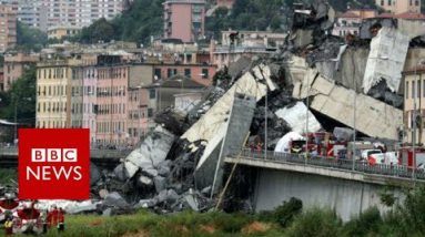 Italy bridge: Genoa motorway cave in kills after all 22 – BBC News