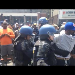 Baltimore Riots: Tensions Rise Between Police and Protestors