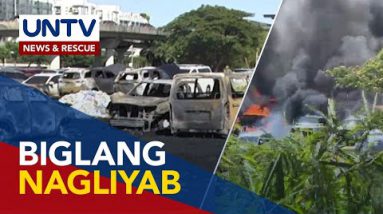 Nasa 19 sasakyan, natupok sa sunog sa automobile parking pronounce ng NAIA Terminal 3