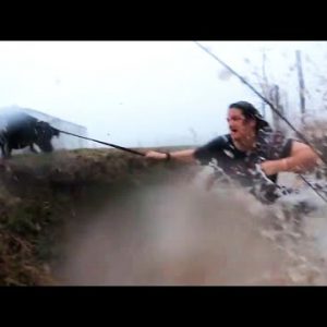 Couple Dives Into Trench For the duration of Tornado