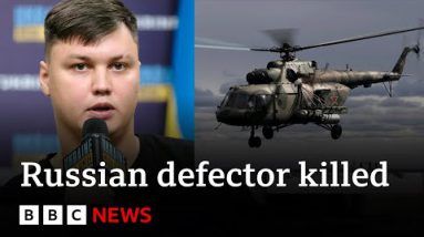 Russian helicopter pilot who defected to Ukraine “shot useless in Spain” | BBC Data