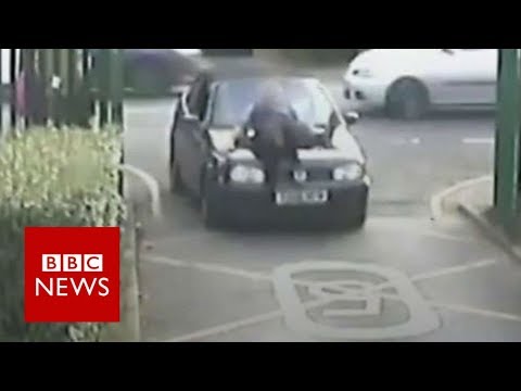 CCTV shows ‘college bustle rage’ incident – BBC News