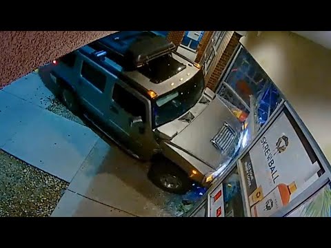 Theft Suspects Slam Hummer Into Liquor Store: Proprietor