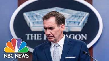 Pentagon Holds Briefing Following Explosions Originate air Kabul Airport  | NBC Files