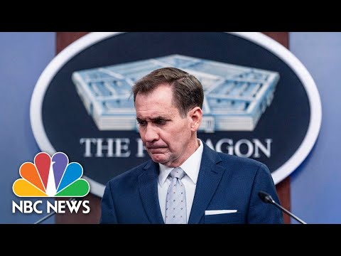 Pentagon Holds Briefing Following Explosions Originate air Kabul Airport  | NBC Files