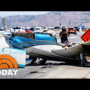 Caught On Digicam: Tiny Airplane Shatter Lands On California Twin carriageway