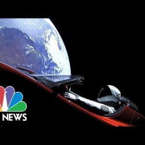 SpaceX Launches Car Into Orbit: Starman In The Sky | NBC Records