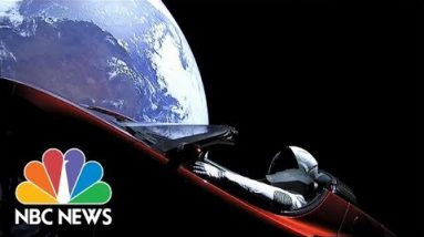 SpaceX Launches Car Into Orbit: Starman In The Sky | NBC Records