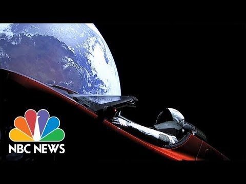 SpaceX Launches Car Into Orbit: Starman In The Sky | NBC Records