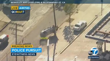 Depart ends as suspects’ automotive flips over in Silver Lake | ABC7