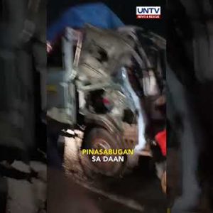 Truck, hinagisan ng bomba; Babaeng sakay, nasawi