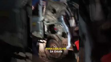 Truck, hinagisan ng bomba; Babaeng sakay, nasawi