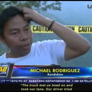 23 sugatan sa bus nanahulogsa bangin sa Tuba, Benguet