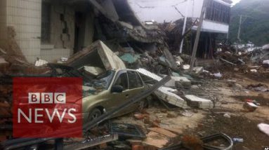 CCTV reveals moment China quake struck – BBC Information