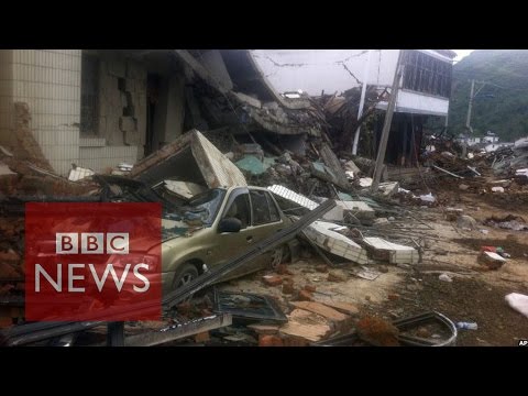 CCTV reveals moment China quake struck – BBC Information