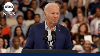 “Whilst you obtain knocked down you obtain encourage up!” Joe Biden delivers fiery speech at NC rally
