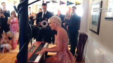 Taylor Swift crashes couple’s marriage ceremony, sings “Blank Space”
