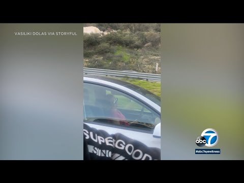 Tesla driver interestingly asleep on the wheel on California dinky-access dual carriageway