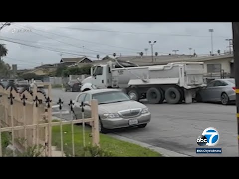 LASD on the lookout for to search out man who crashed dump truck into major other’s dwelling