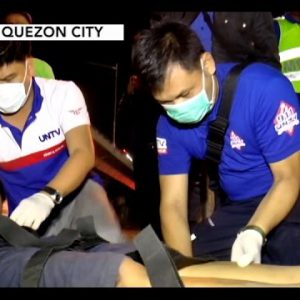 Pulis na nasugatan sa bike accident sa Quezon Metropolis, tinulungan ng UNTV Files and Rescue Team