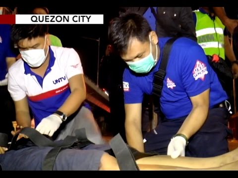 Pulis na nasugatan sa bike accident sa Quezon Metropolis, tinulungan ng UNTV Files and Rescue Team