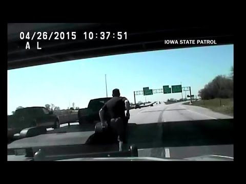 Converse trooper performs CPR on driver having a coronary heart assault