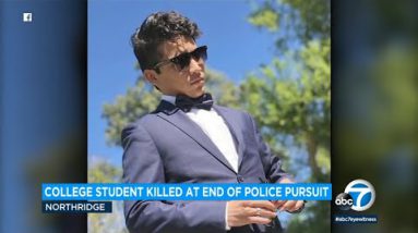 CSUN student killed when suspects fleeing police atomize into his car