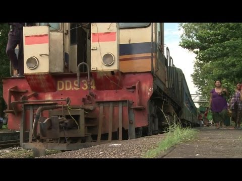 HOP ABOARD BURMA’S ‘SLOW TRAIN’ – BBC NEWS