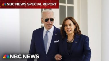 WATCH: President Biden drops out of 2024 presidential crawl, endorses VP Harris | NBC News