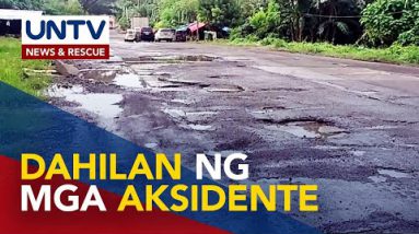 Sirang mga kalsada sa CamNorte, dahilan ng mga aksidente sa probinsya