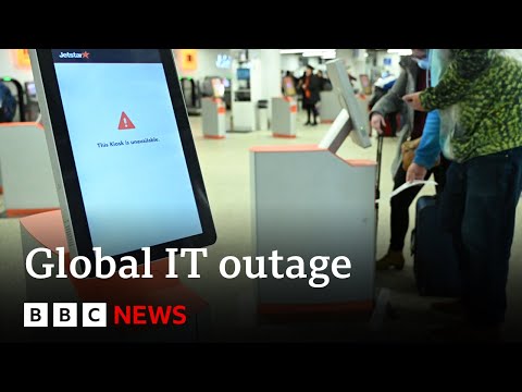 CrowdStrike IT outage continues to cause world disruption | BBC News