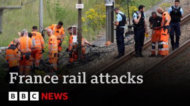 Paris Olympics:  arson attacks bring chaos to French rail community sooner than opening ceremony | BBC News