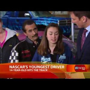 Teen Girl Makes NASCAR History