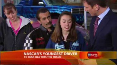 Teen Girl Makes NASCAR History