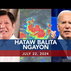 UNTV: Hataw Balita Ngayon | July 22, 2024