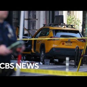 Contemporary York City taxi driver jumps curb, leaving 3 contributors critically injured, police teach