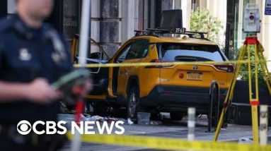 Contemporary York City taxi driver jumps curb, leaving 3 contributors critically injured, police teach