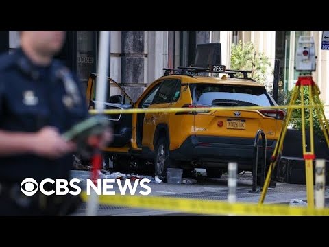 Contemporary York City taxi driver jumps curb, leaving 3 contributors critically injured, police teach