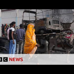 Several killed in vehicle bomb explosion at Mogadishu cafe all the design by Euro 2024 final | BBC Recordsdata