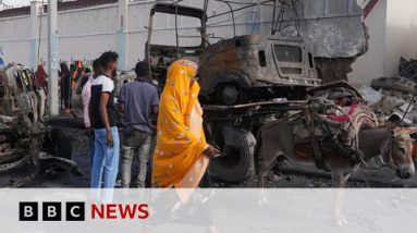 Several killed in vehicle bomb explosion at Mogadishu cafe all the design by Euro 2024 final | BBC Recordsdata