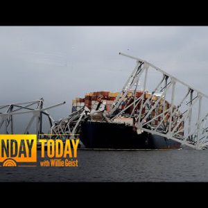 How the Baltimore bridge collapsed after the cargo ship collision