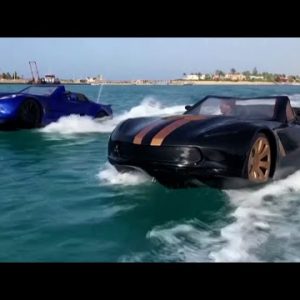 Car Drives on Water Accurate Worship a Jet Ski