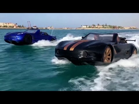 Car Drives on Water Accurate Worship a Jet Ski